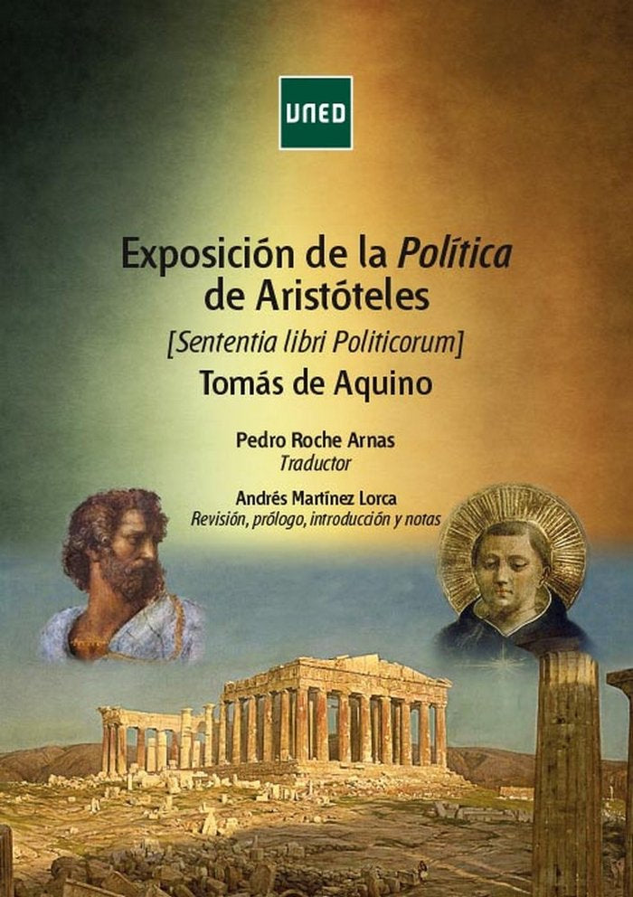 Exposición de la política de Aristóteles [Sententia Libri Politicorum] Tomás de Aquino, de MARTINEZ LORCA,ANDRES | portada de