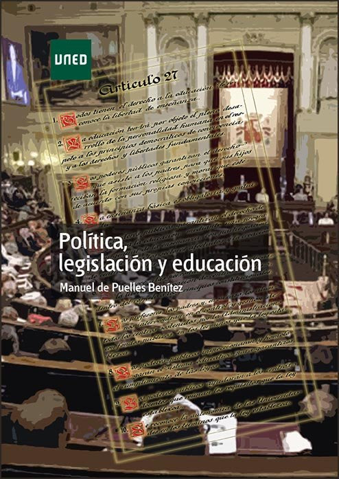Política, legislación y educación, de Puelles Benítez, Manuel de | portada del libro