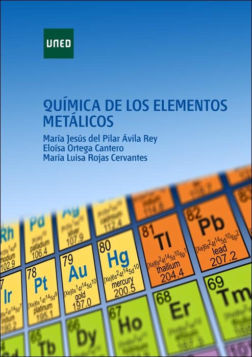 Química de los elementos metálicos, de Ávila Rey, María Jesús del Pilar | portada del libro