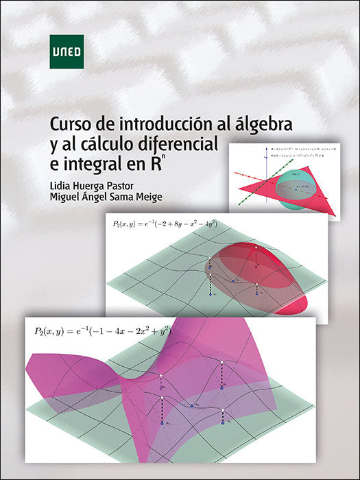 Curso de introducción al álgebra y al cálculo diferencial e integral en R^N, de Huerga Pastor, Lidia | portada del libro