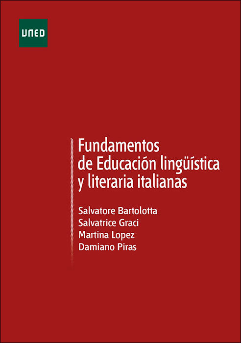 FUNDAMENTOS DE EDUCACION LINGUISTICA Y LITERATURA ITALIANAS, de BARTOLOTTA, SALVATORE | portada del libro