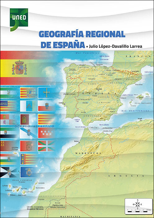GEOGRAFIA REGIONAL DE ESPAÑA, de LOPEZ-DAVALILLO LARREA, JULIO | portada del libro