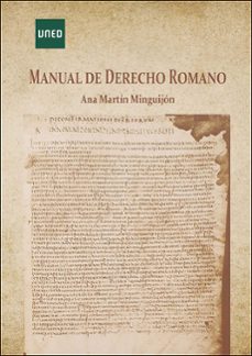 MANUAL DE DERECHO ROMANO, de MARTIN MINGUIJON | portada del libro