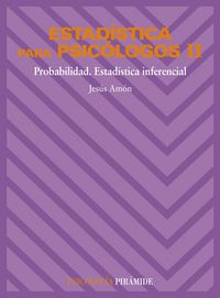 Estadística para psicólogos II, de Amón Hortelano, Jesús | portada del libro