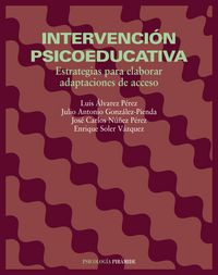 Intervención psicoeducativa, de Álvarez Pérez, Luis | portada del libro