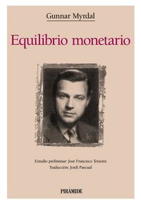 Equilibrio monetario, de MYRDAL | portada del libro