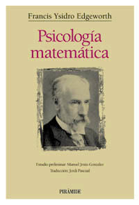 Psicolog¡a matemática, de FRANCIS YSIDRO EDGEWORTH | portada del libro