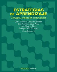 Estrategias de aprendizaje, de GONZALEZ PIENDA, JULIO A. | portada del libro