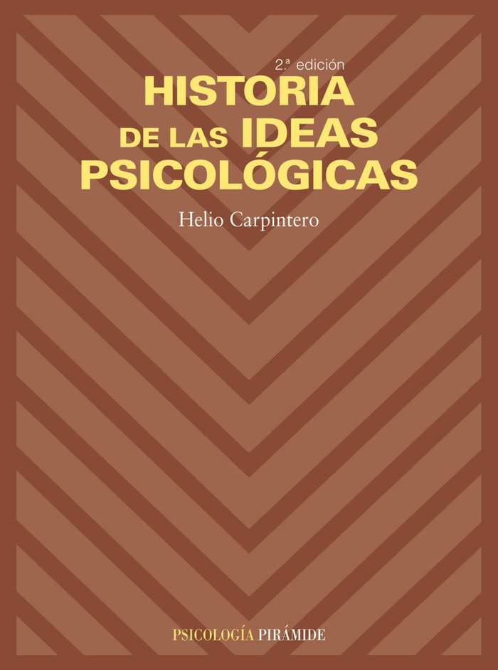 Historia de las ideas psicológicas, de CARPINTERO CAPELL, HELIODORO | portada del libro