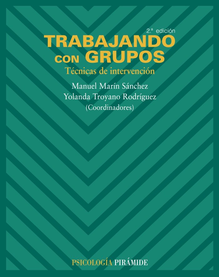 Trabajando con grupos, de MARIN SANCHEZ | portada del libro