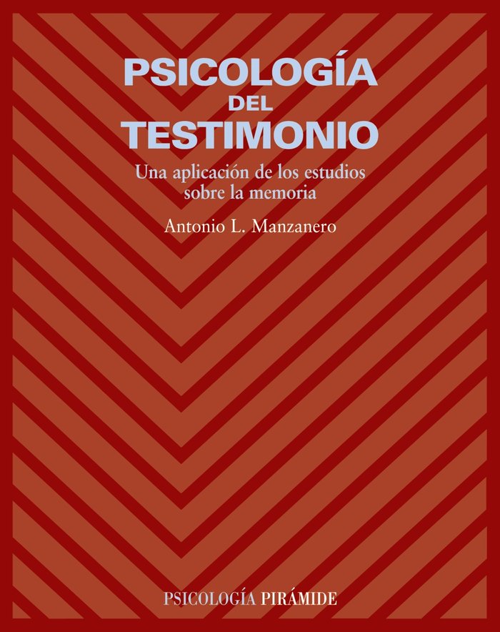Psicología del testimonio, de Manzanero, Antonio Lucas | portada del libro