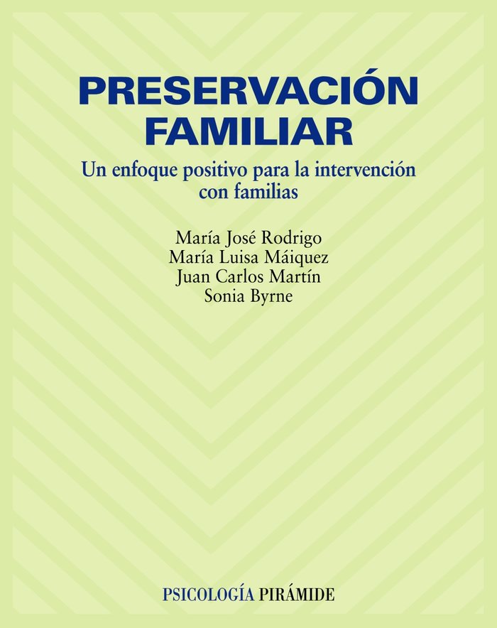 Preservación familiar, de Rodrigo, María José | portada del libro
