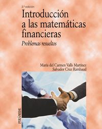 Introducción a las matemáticas financieras, de Valls Martínez, María del Carmen | portada del libro
