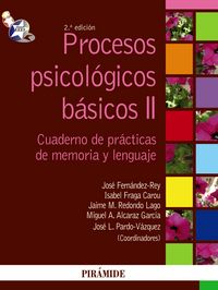 Procesos psicológicos básicos II, de Fernández-Rey, José | portada del libro