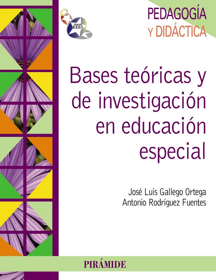 Bases teóricas y de investigación en educación especial, de Gallego Ortega, José Luis | portada del libro