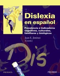 Dislexia en español, de Jiménez, Juan E. | portada del libro
