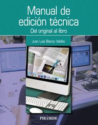 Manual de edición técnica, de Blanco Valdés, Juan Luis | portada del libro