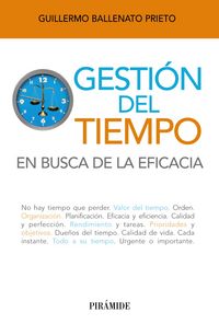 Gestión del tiempo, de Ballenato Prieto, Guillermo | portada del libro