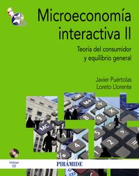 Microeconomía interactiva II, de Puértolas, Javier | portada del libro