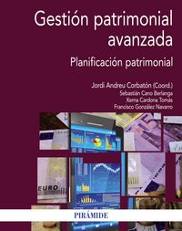 Gestión patrimonial avanzada, de Andreu Corbatón, Jordi | portada del libro