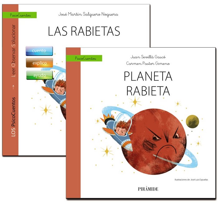 Guía: Las rabietas + Cuento: Planeta Rabieta, de Salguero Noguera, José Martín | portada del libro