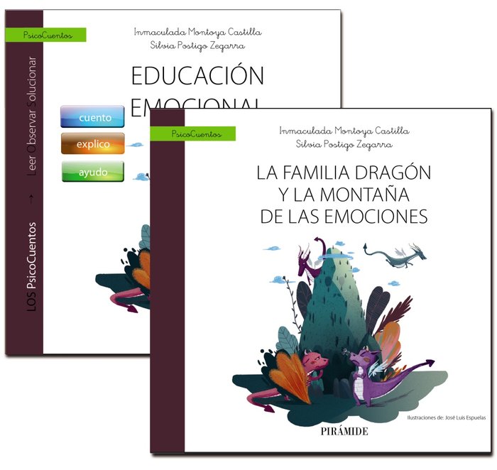 Guía: Educación emocional+ Cuento: La familia Dragón y la Montaña de las Emociones, de Montoya Castilla, Inmaculada | portada