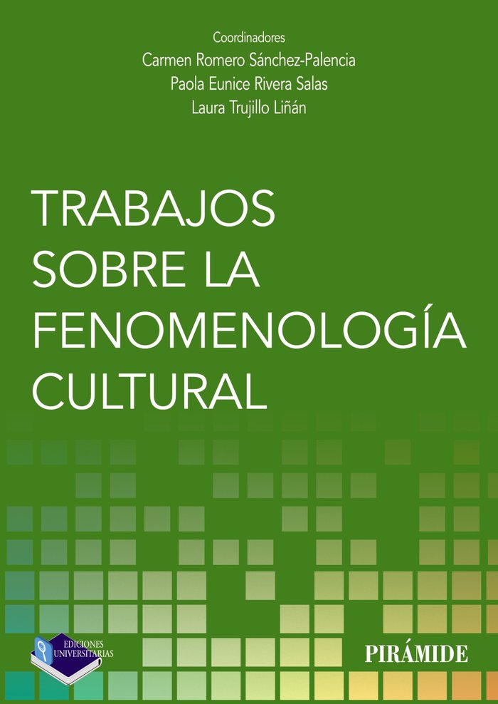 TRABAJOS SOBRE LA FENOMENOLOGIA CULTURAL, de ROMERO SANCHEZ-PALENCIA, CARMEN | portada del libro