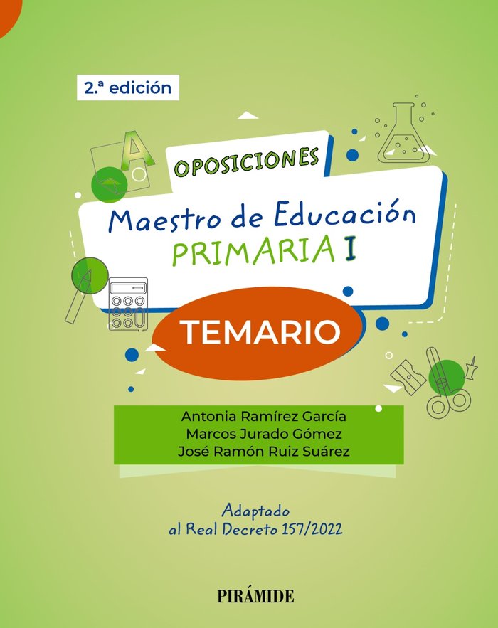 OPOSICIONES MAESTRO EDUCACION PRIMARIA I, de RAMIREZ GARCIA, ANTONIA | portada del libro