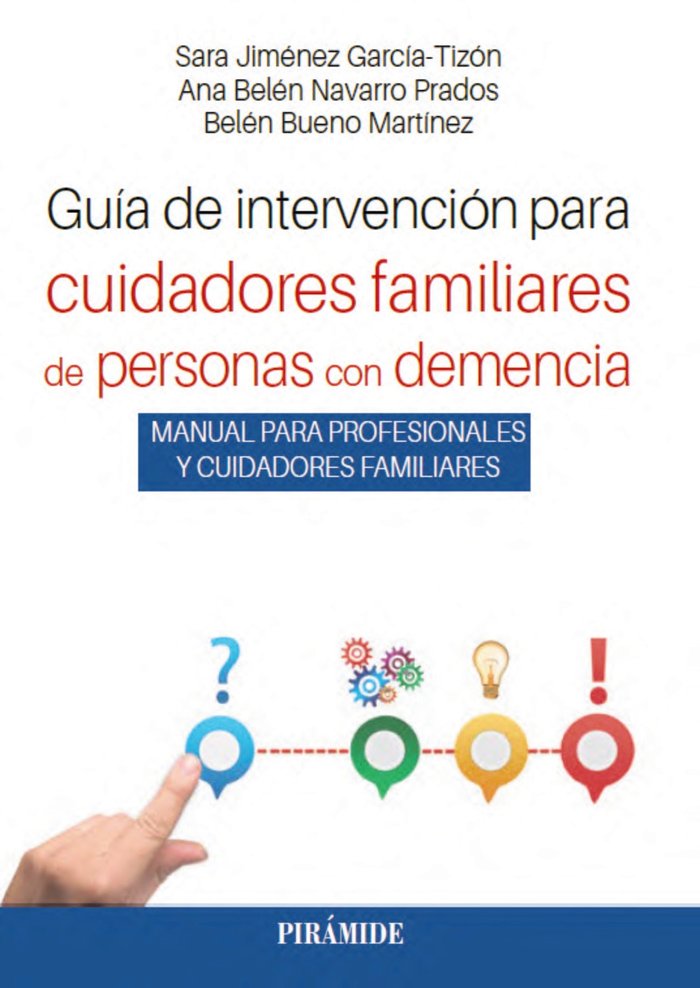 GUIA DE INTERVENCION PARA CUIDADORES FAMILIARES DE PERSONAS, de JIMENEZ GARCIA-TIZON, SARA | portada del libro