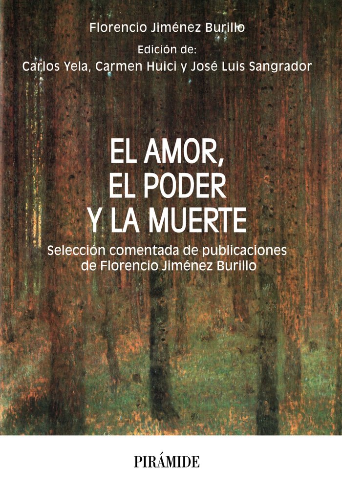 EL AMOR EL PODER Y LA MUERTE, de JIMENEZ BURILLO, FLORENCIO | portada del libro