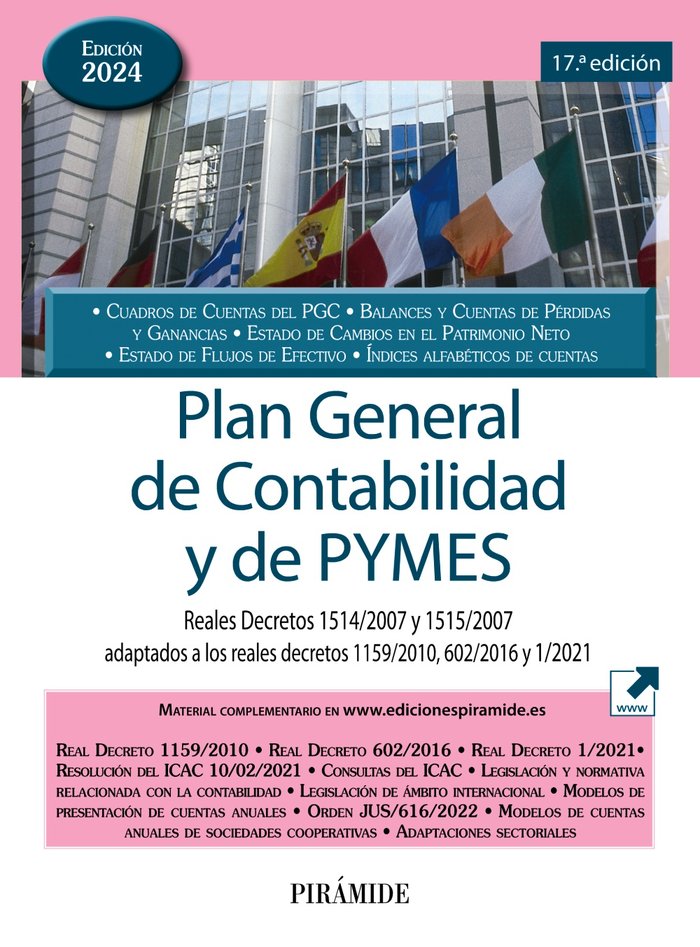 Plan General de Contabilidad y de PYMES, de EDICIONES PIRAMIDE | portada del libro