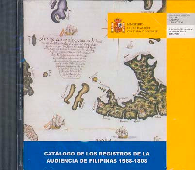 Catálogo de los registros de la Audiencia de Filipinas 1568-1808, de VV.AA. | portada del libro