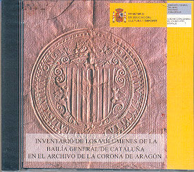 INVENTARIO DE LOS VOLUMENES DE LA BAILIA GENERAL DE CATALUÑA | portada del libro