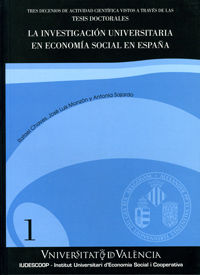 La investigación universitaria en economía social en España, de Chaves | portada del libro