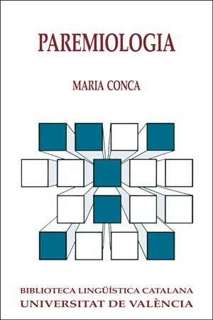 Paremiologia (2a ed.), de Conca | portada del libro