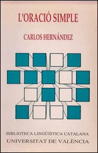 L'oració simple, de Hernández Sacristán | portada del libro
