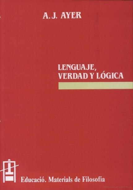 Lenguaje, verdad y lógica, de Ayer | portada del libro