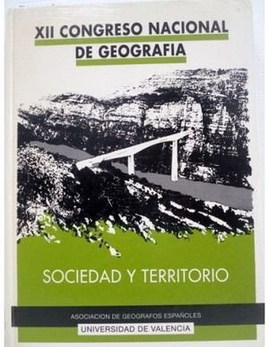 XII Congreso Nacional de Geografía, de Varios autores | portada del libro