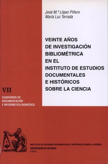 Veinte años de investigación bibliométrica en el Instituto de Estudios Documentales e Históricos sob, de Terrada Ferrandis | 