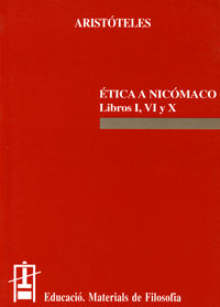 Ética a Nicómaco. Libros I, VI y X, de Aristóteles | portada del libro