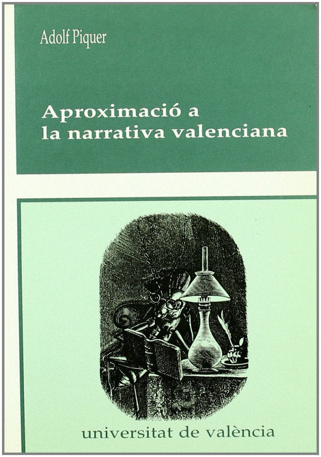 Aproximació a la narrativa valenciana, de Piquer Vidal | portada del libro