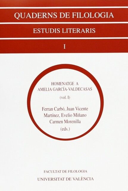 Homenatge a Amelia García-Valdecasas (2 vols.), de Varios autores | portada del libro
