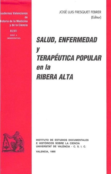 Salud, enfermedad y terapéutica popular en la Ribera Alta, de Varios autores | portada del libro