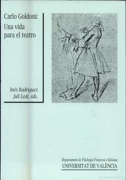 Carlo Goldoni: una vida para el teatro, de Varios autores | portada del libro