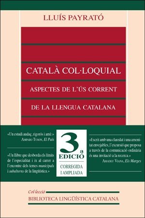 CATALA COL LOQUIAL, de PAYRATO GIMENEZ | portada del libro