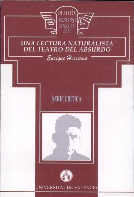 Una lectura naturalista del teatro del absurdo, de Herreras | portada del libro