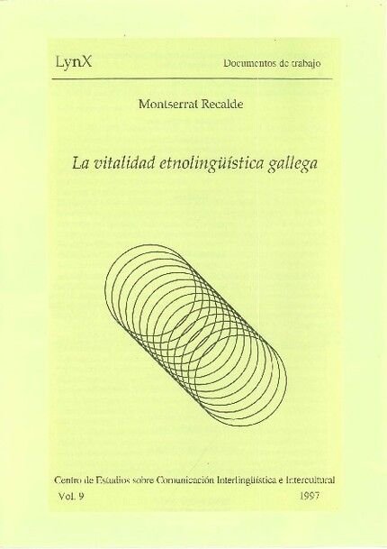 La vitalidad etnolingüística galega, de Recalde | portada del libro