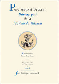 Primera part de la Història de València, de Beuter, Pere Antoni | portada del libro