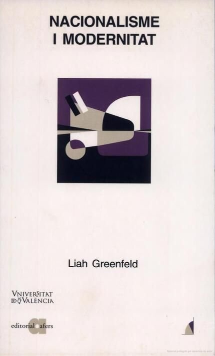 Nacionalisme i modernitat, de Greenfeld | portada del libro