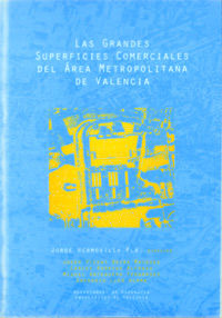 Las grandes superficies comerciales del Área Metropolitana de Valencia, de Antequera Fernández | portada del libro